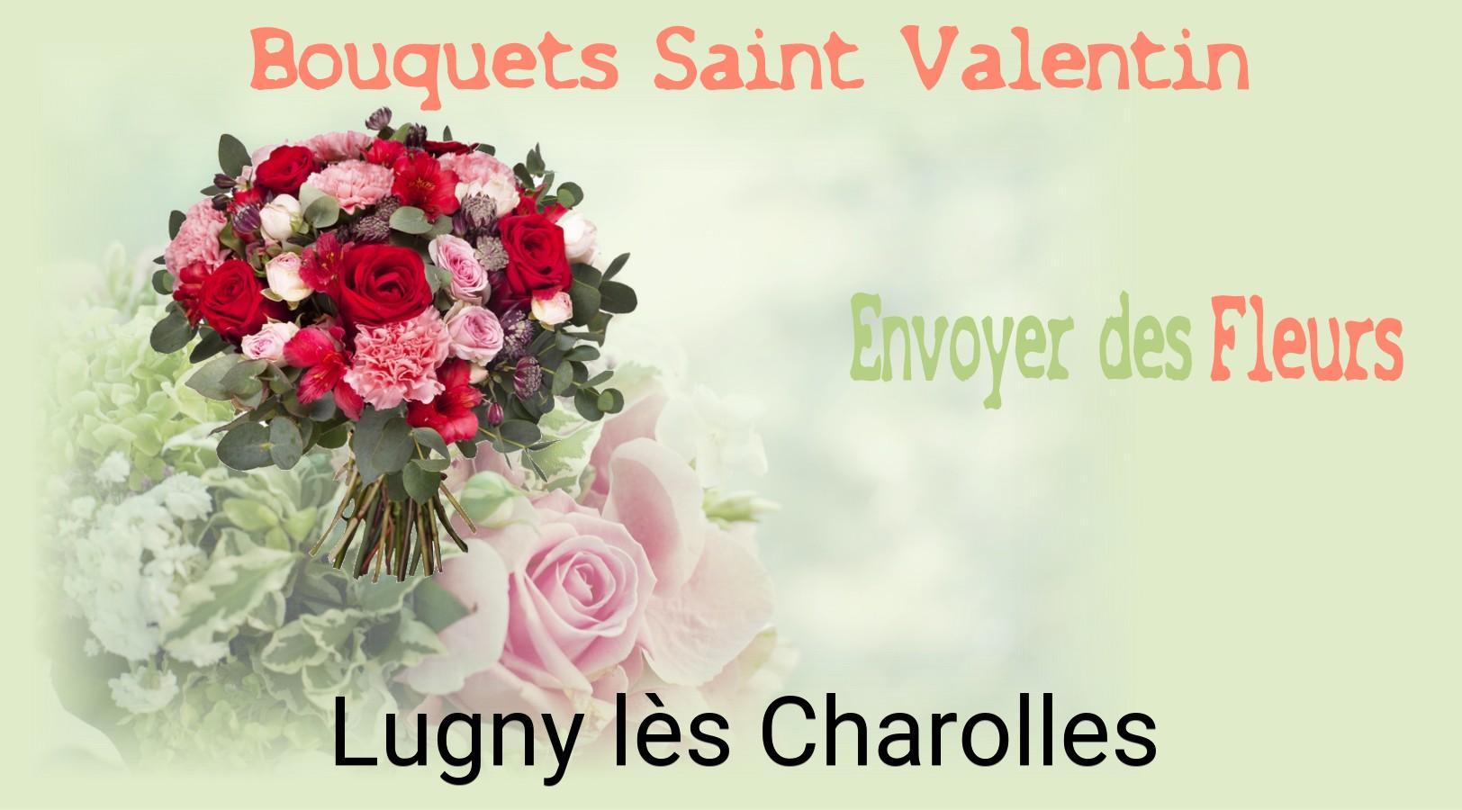Roses de Saint-Valentin livrées à Lugny-lès-Charolles